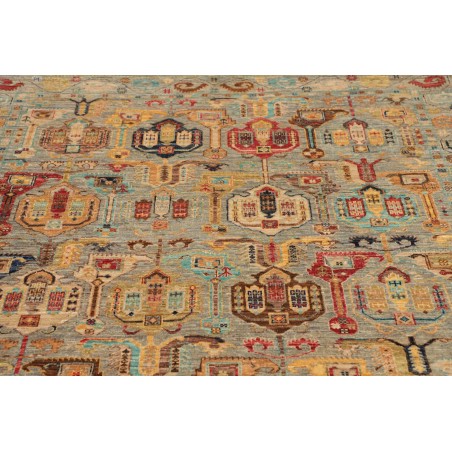 Tappeto Tribal Pakistan marrone grigio 148x186