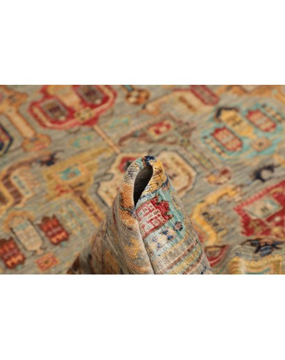 Tappeto Tribal Pakistan marrone grigio 148x186