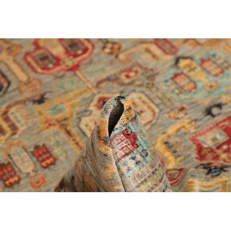 Tappeto Tribal Pakistan marrone grigio 148x186