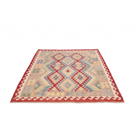 Tappeto Kilim Afghanistan beige marrone 158x196