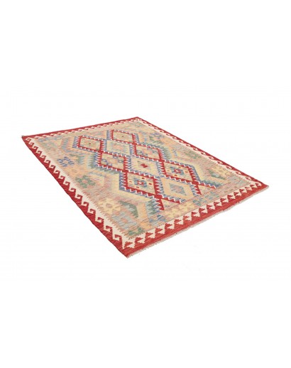 Tappeto Kilim Afghanistan beige marrone 158x196