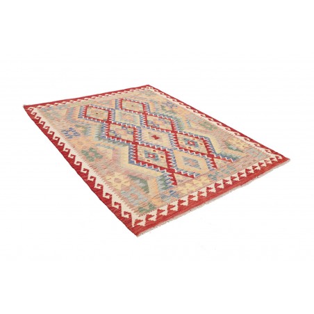 Tappeto Kilim Afghanistan beige marrone 158x196