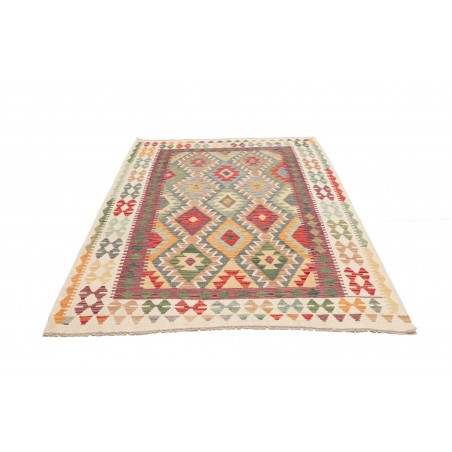 Tappeto Kilim Afghanistan marrone 153x210