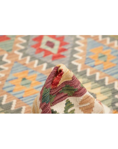 Tappeto Kilim Afghanistan marrone 153x210