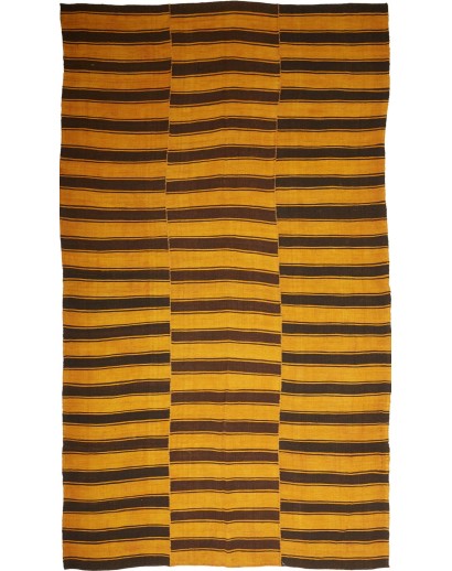 Tappeto Kilim Mazandaran Vintage Persia giallo grigio 196x340