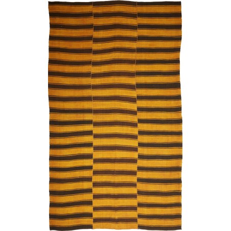 Tappeto Kilim Mazandaran Vintage Persia giallo grigio 196x340