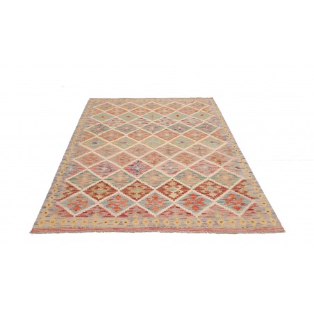 Tappeto Kilim Afghanistan marrone 148x202