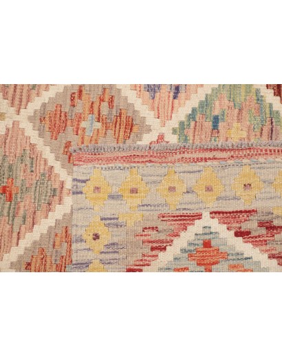 Tappeto Kilim Afghanistan marrone 148x202