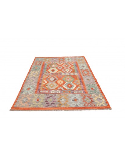 Tappeto Kilim Afghanistan marrone 146x198