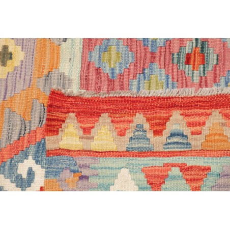Tappeto Kilim Afghanistan marrone rosso 153x195