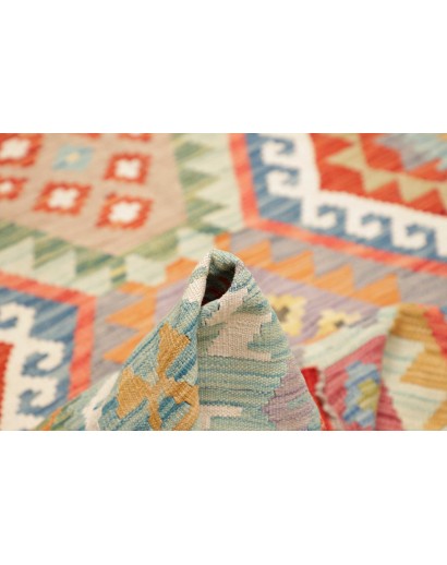 Tappeto Kilim Afghanistan marrone rosso 153x195