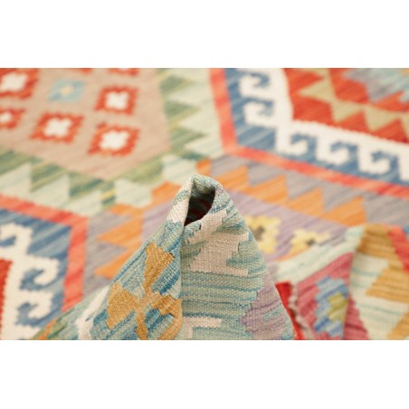 Tappeto Kilim Afghanistan marrone rosso 153x195
