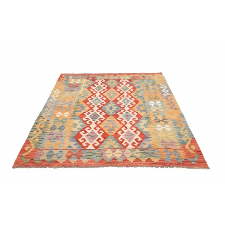 Tappeto Kilim Afghanistan marrone 153x202