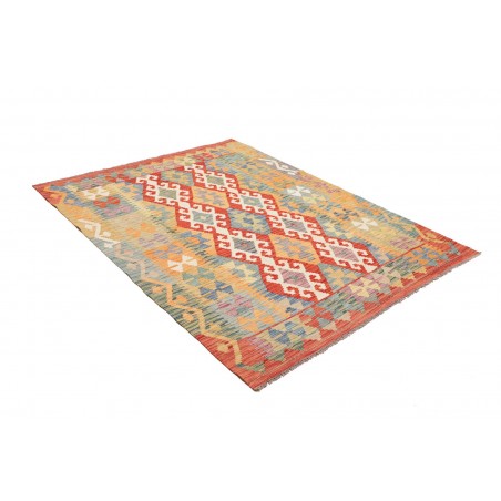 Tappeto Kilim Afghanistan marrone 153x202