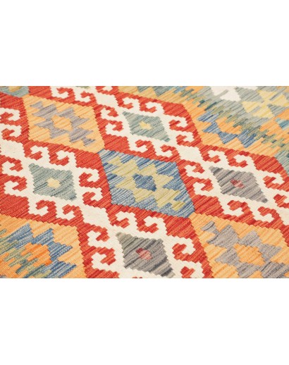 Tappeto Kilim Afghanistan marrone 153x202
