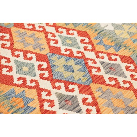 Tappeto Kilim Afghanistan marrone 153x202