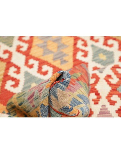 Tappeto Kilim Afghanistan marrone 153x202