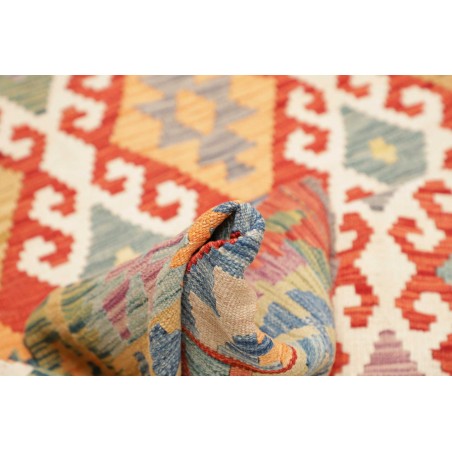 Tappeto Kilim Afghanistan marrone 153x202