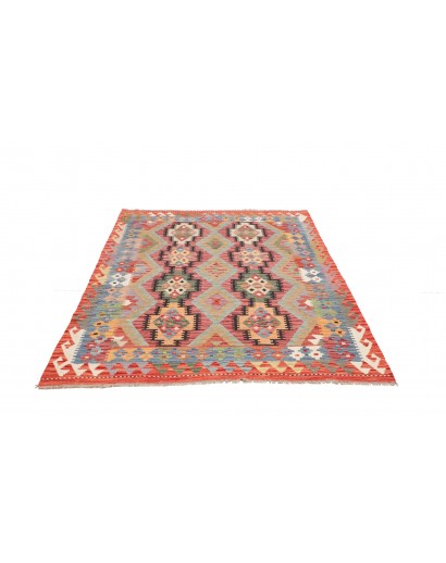 Tappeto Kilim Afghanistan marrone 147x197