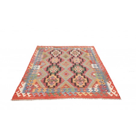 Tappeto Kilim Afghanistan marrone 147x197
