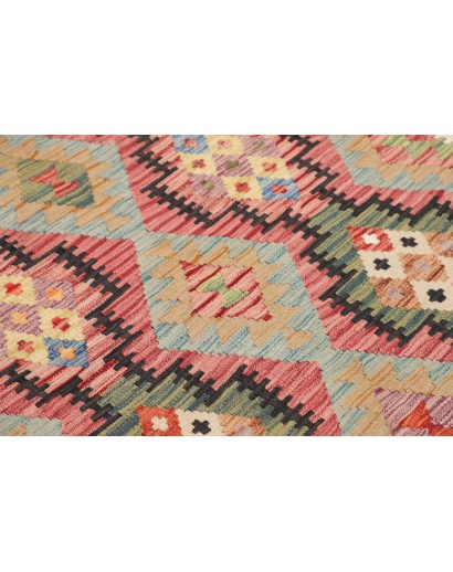 Tappeto Kilim Afghanistan marrone 147x197