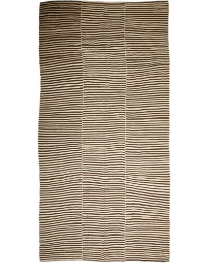 Tappeto Kilim Mazandaran Vintage Persia grigio 208x411