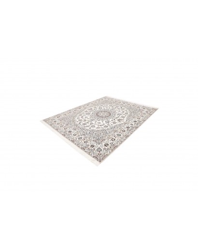 Tappeto Nain 6La Persia bianco grigio 210x251