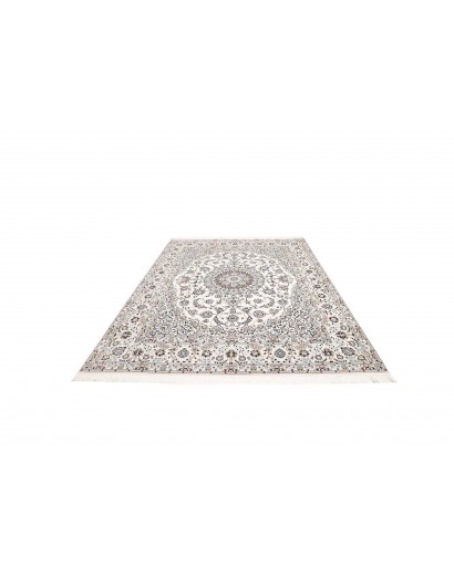 Tappeto Nain 6La Persia bianco grigio 210x251