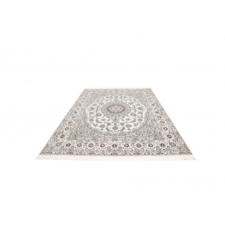 Tappeto Nain 6La Persia bianco grigio 210x251