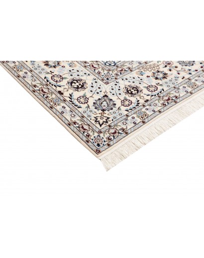 Tappeto Nain 6La Persia bianco grigio 210x251