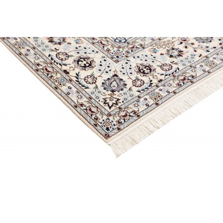 Tappeto Nain 6La Persia bianco grigio 210x251