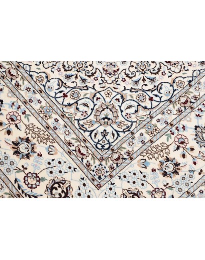 Tappeto Nain 6La Persia bianco grigio 210x251