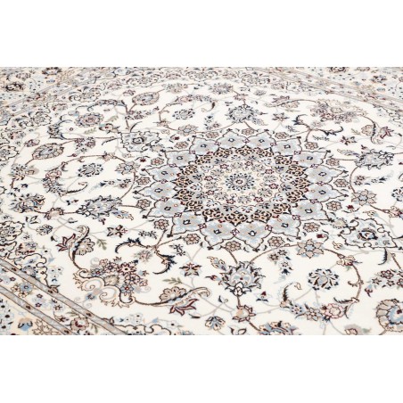 Tappeto Nain 6La Persia bianco grigio 210x251