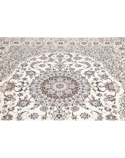 Tappeto Nain 6La Persia bianco grigio 210x251