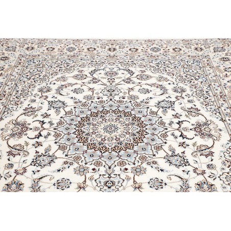 Tappeto Nain 6La Persia bianco grigio 210x251