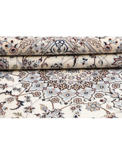 Tappeto Nain 6La Persia bianco grigio 210x251