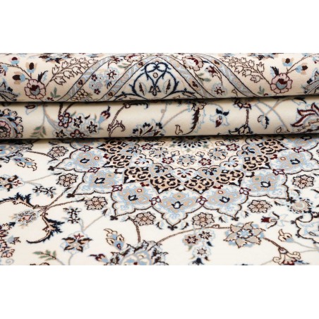 Tappeto Nain 6La Persia bianco grigio 210x251