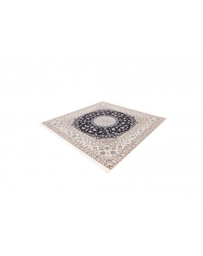 Tappeto Nain 6La Persia bianco grigio 211x208