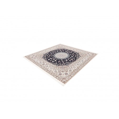 Tappeto Nain 6La Persia bianco grigio 211x208