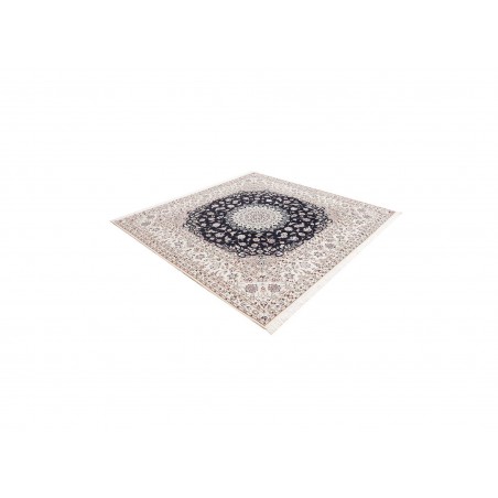 Tappeto Nain 6La Persia bianco grigio 211x208