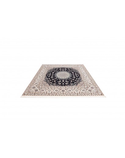 Tappeto Nain 6La Persia bianco grigio 211x208
