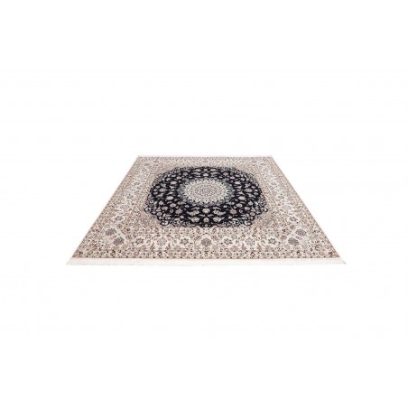 Tappeto Nain 6La Persia bianco grigio 211x208