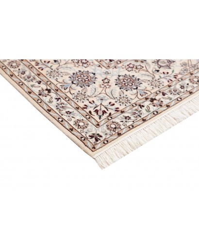 Tappeto Nain 6La Persia bianco grigio 211x208