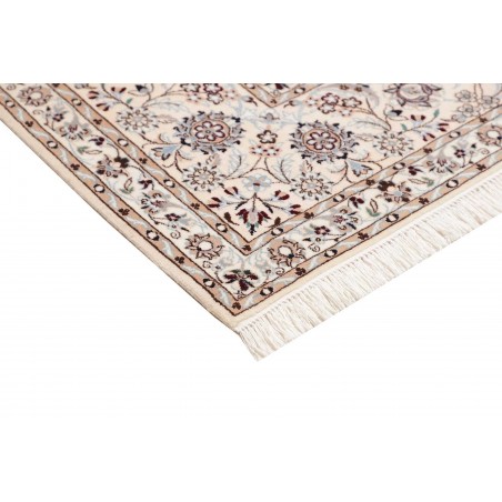 Tappeto Nain 6La Persia bianco grigio 211x208