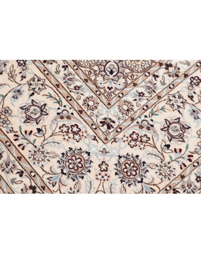 Tappeto Nain 6La Persia bianco grigio 211x208