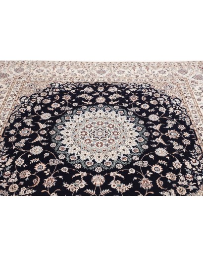 Tappeto Nain 6La Persia bianco grigio 211x208