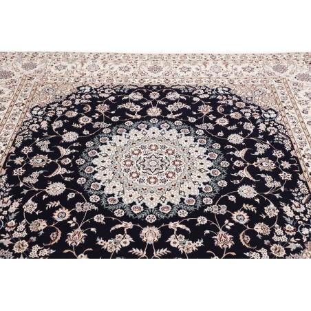 Tappeto Nain 6La Persia bianco grigio 211x208