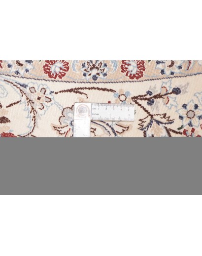 Tappeto Nain 6La Persia bianco grigio 211x208