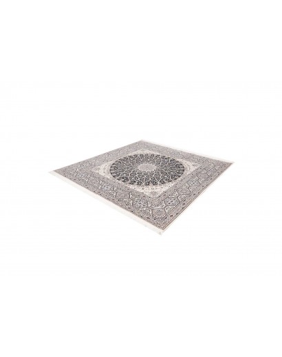Tappeto Nain 6La Persia bianco grigio 204x206