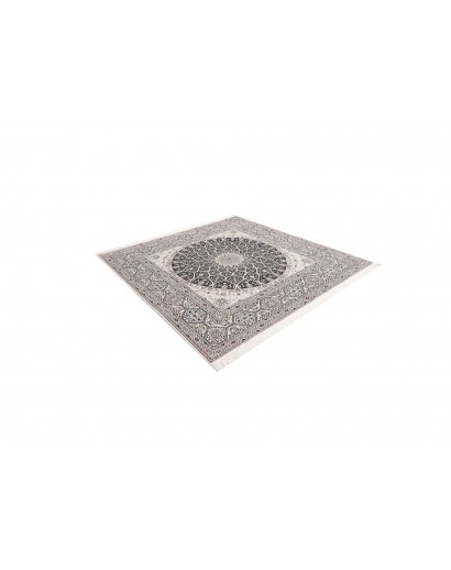 Tappeto Nain 6La Persia bianco grigio 204x206
